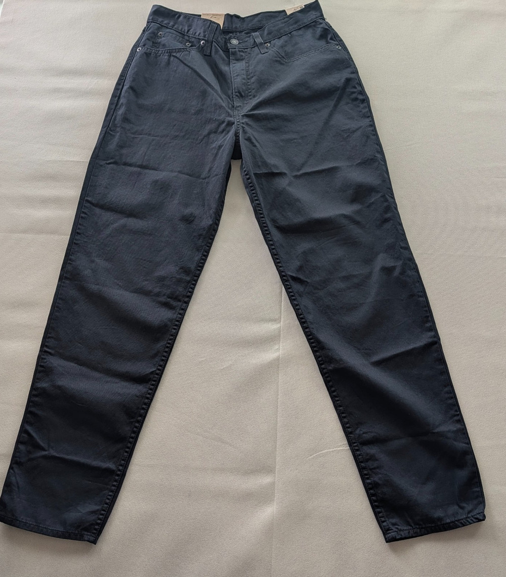 NWT Levi’s Women's Mom Jeans High-Waisted 30x30 Black Tapered Leg